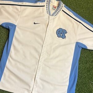 RARE VTG 90’s Nike x UNC North Carolina Tar Heels Warm Up Jersey Shooting Shirt